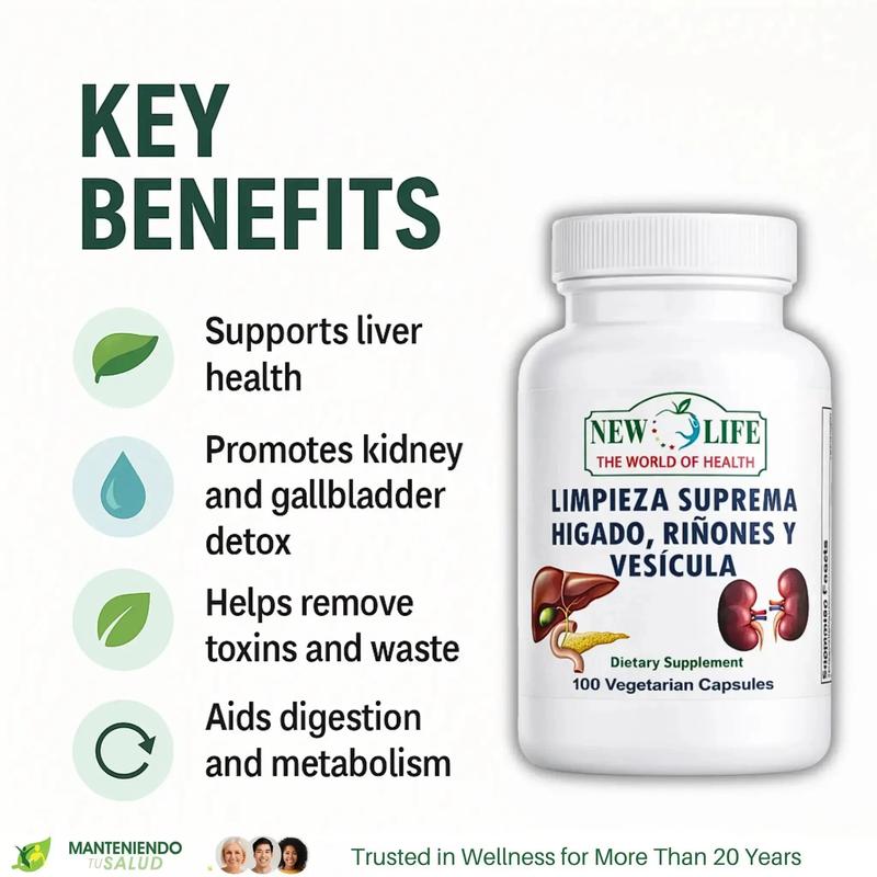 PureHerba Kidney & Gallbladder Support | Dandelion Root & Milk Thistle