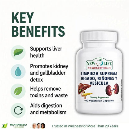 PureHerba Kidney & Gallbladder Support | Dandelion Root & Milk Thistle