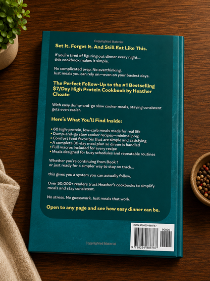 High Protein Low-Carb Slow Cooker Cookbook